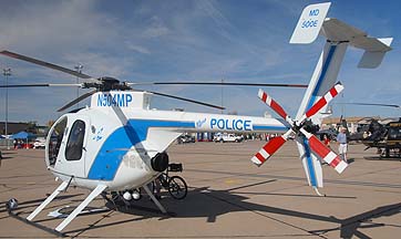 Mesa Police McDonnell-Douglas MD-500 (369E) N504MP Falcon Four, Phoenix-Mesa Gateway Airport Aviation Day, March 12, 2011